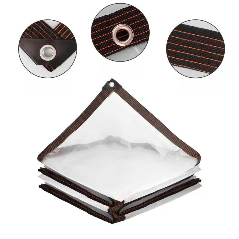 Áttetsző megerősített PVC esővédő fólia beltéri virágokhoz, hőszigetelés, árnyékolás és porvédelem a balkonra