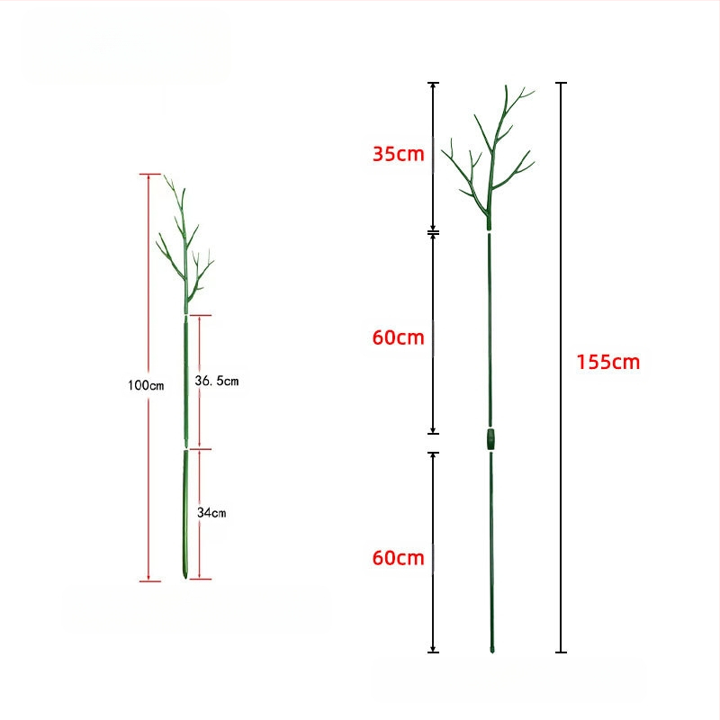 Taime toetusvars – plastmassist, rõdule ja koduaeda, taime toetus kukkumise vältimiseks