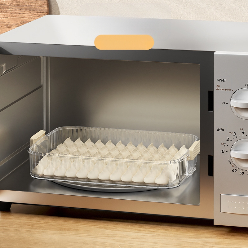 Dumplings hoiukarp – kaasaskantav, vaakumiga suletav, mitmepiireline, toidukvaliteediga plastik, sügavkülmasalvestuseks