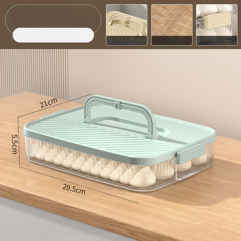 Dumplings hoiukarp – kaasaskantav, vaakumiga suletav, mitmepiireline, toidukvaliteediga plastik, sügavkülmasalvestuseks