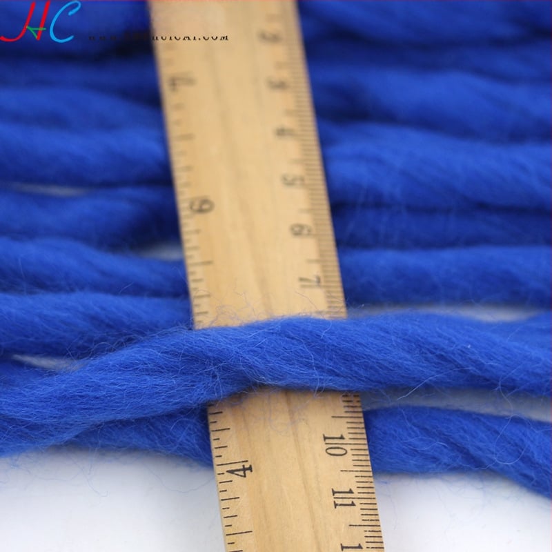 Груба Ice-Strip вълнена прежда за плетене – 0.2 Nm, 1 нишка, мотач