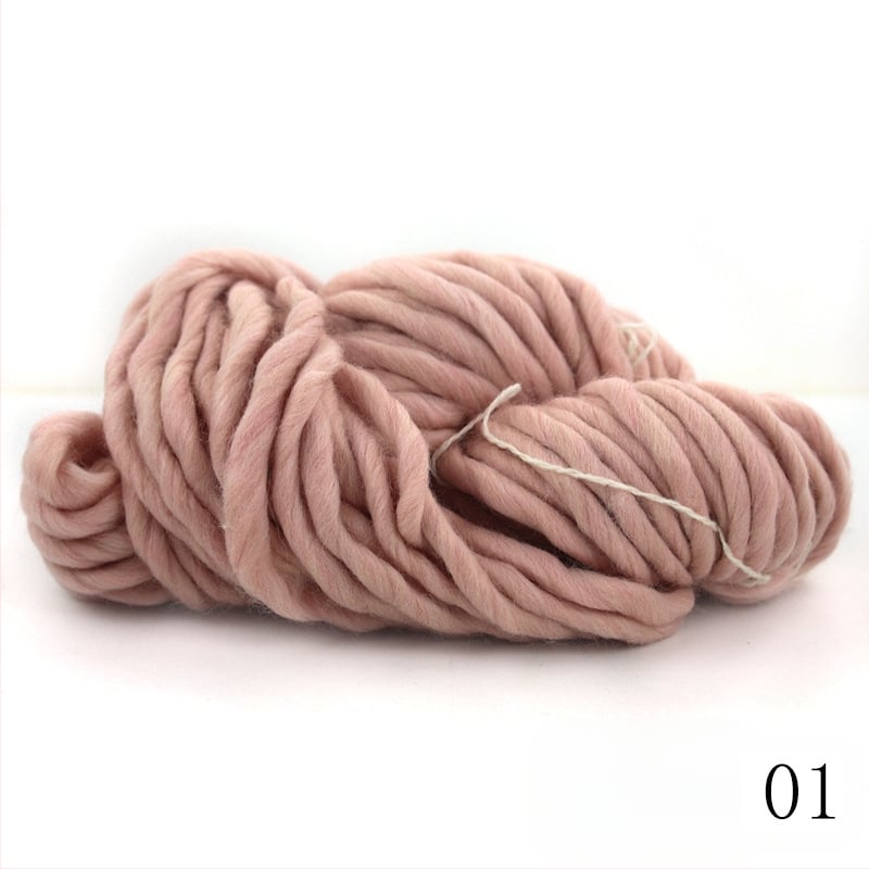 Груба Ice-Strip вълнена прежда за плетене – 0.2 Nm, 1 нишка, мотач