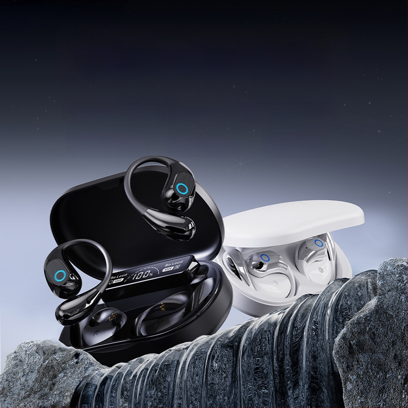 Căști Bluetooth cu traducere AI pentru ureche Q11 Q22 Q15Pro, Bluetooth 5.3, rază 10 m, autonomie 4–8 h, afișaj digital