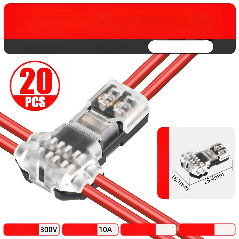 Beef time LED D2 бърз конектор – 1 пин терминал за кабел към кабел, директно свързване чрез plug-in, изолационен материал: фосфорен мед с висока чистота, кабелен диапазон 0.35–0.75 мм, за LED осветление