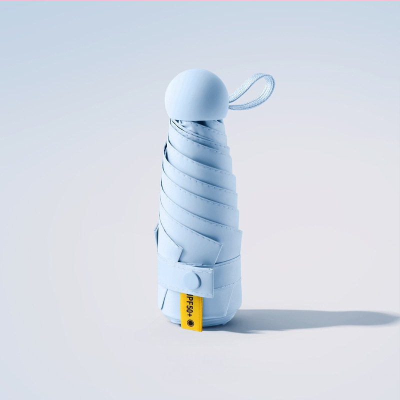 Ruoshiyu összecsukható napernyő – 8 acél bordák, 210T poliészter anyag, UPF 50+, alumínium fogantyú, tömeg 340 g