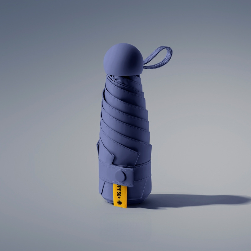 Ruoshiyu összecsukható napernyő – 8 acél bordák, 210T poliészter anyag, UPF 50+, alumínium fogantyú, tömeg 340 g