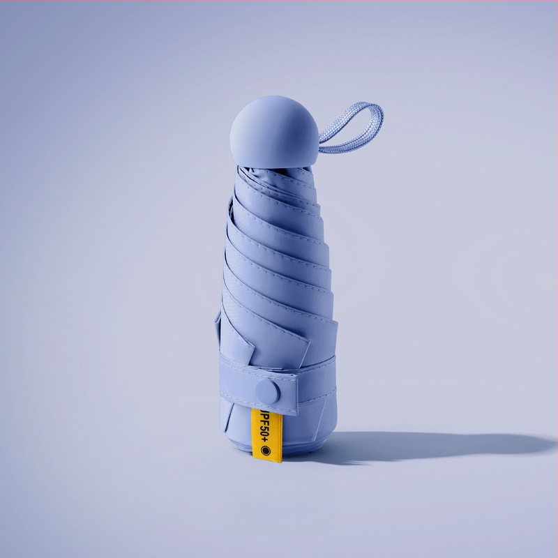 Ruoshiyu összecsukható napernyő – 8 acél bordák, 210T poliészter anyag, UPF 50+, alumínium fogantyú, tömeg 340 g