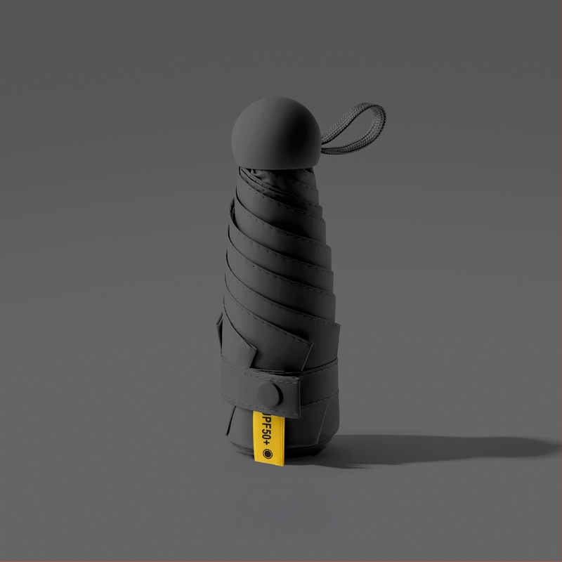 Ruoshiyu összecsukható napernyő – 8 acél bordák, 210T poliészter anyag, UPF 50+, alumínium fogantyú, tömeg 340 g