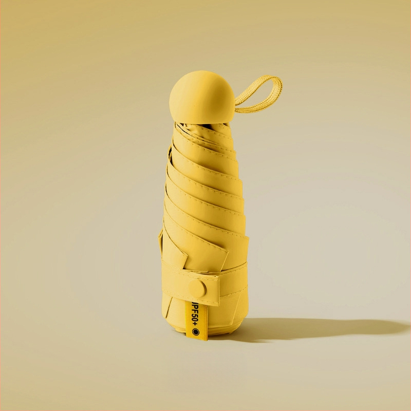 Ruoshiyu összecsukható napernyő – 8 acél bordák, 210T poliészter anyag, UPF 50+, alumínium fogantyú, tömeg 340 g