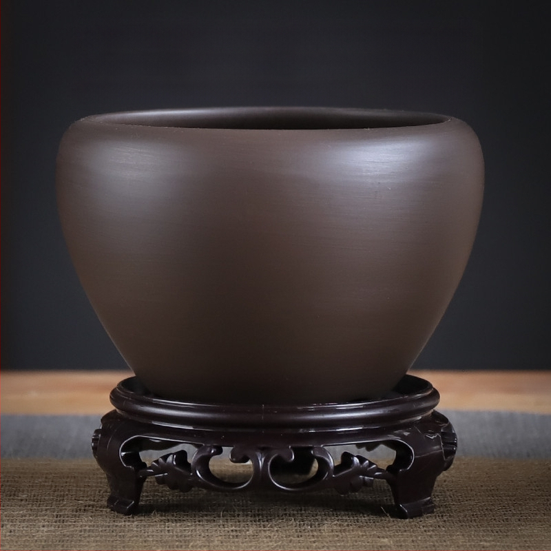 Ghiveci ceramic – respirabil, rezistent la deformare, rezistent la coroziune, durabil pentru birou (orhidee și pothos)