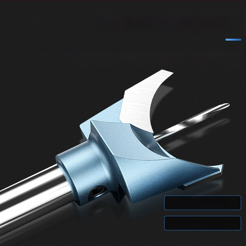 Karbīda Budas pērlī nazis – griešanas instruments apaļām un koka pērlēm apstrādei, ar urbja komplektu