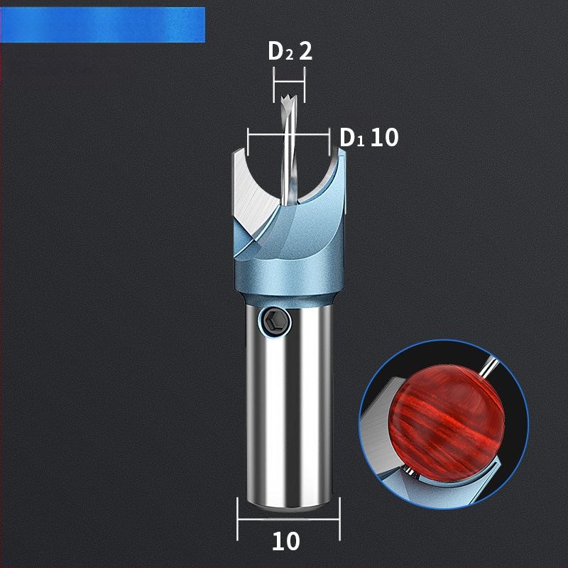 Karbīda Budas pērlī nazis – griešanas instruments apaļām un koka pērlēm apstrādei, ar urbja komplektu