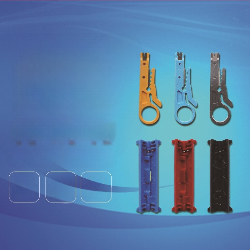 Многофункционален инструмент за обелване на кабели – нож за обелване и клещи за коаксиални, мрежови, видео и телефонни кабели