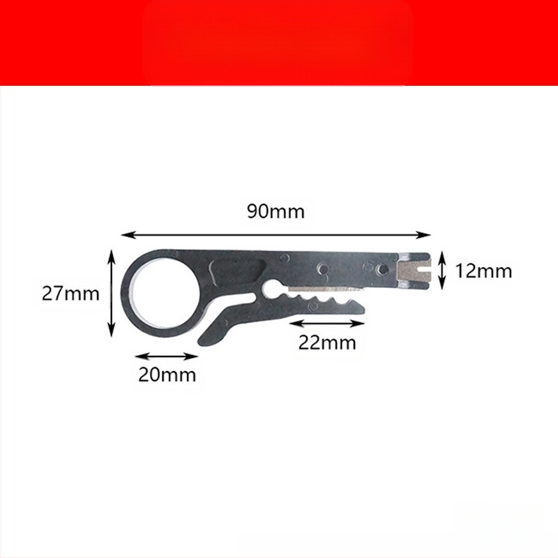 Многофункционален инструмент за обелване на кабели – нож за обелване и клещи за коаксиални, мрежови, видео и телефонни кабели