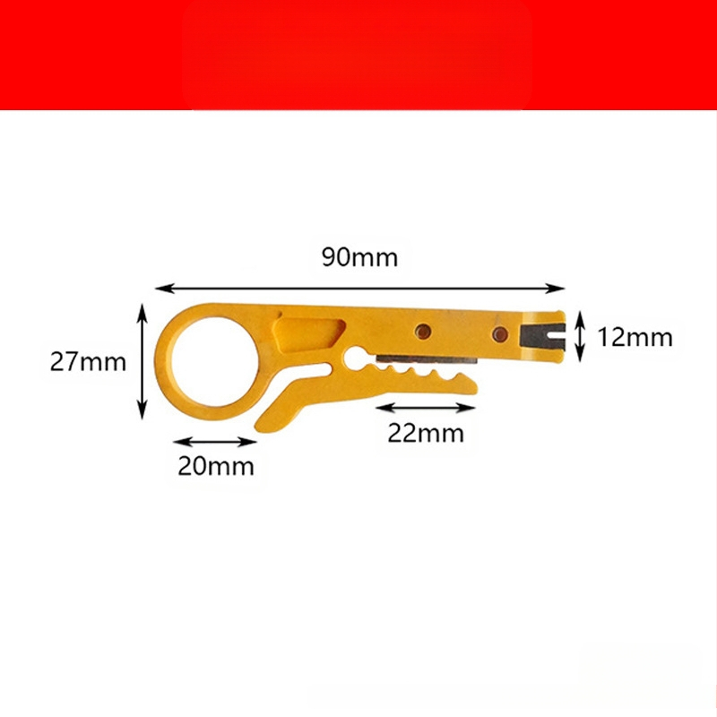 Многофункционален инструмент за обелване на кабели – нож за обелване и клещи за коаксиални, мрежови, видео и телефонни кабели