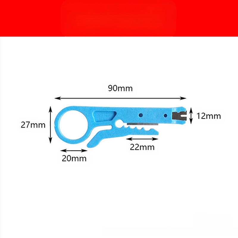 Многофункционален инструмент за обелване на кабели – нож за обелване и клещи за коаксиални, мрежови, видео и телефонни кабели