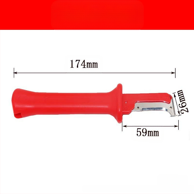 Многофункционален инструмент за обелване на кабели – нож за обелване и клещи за коаксиални, мрежови, видео и телефонни кабели