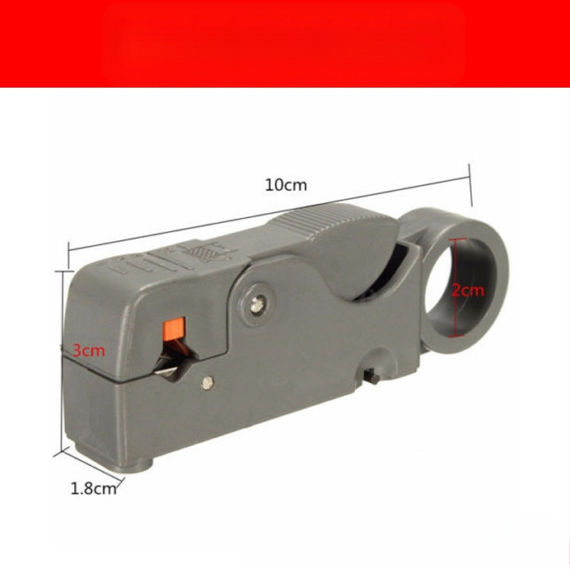 Многофункционален инструмент за обелване на кабели – нож за обелване и клещи за коаксиални, мрежови, видео и телефонни кабели