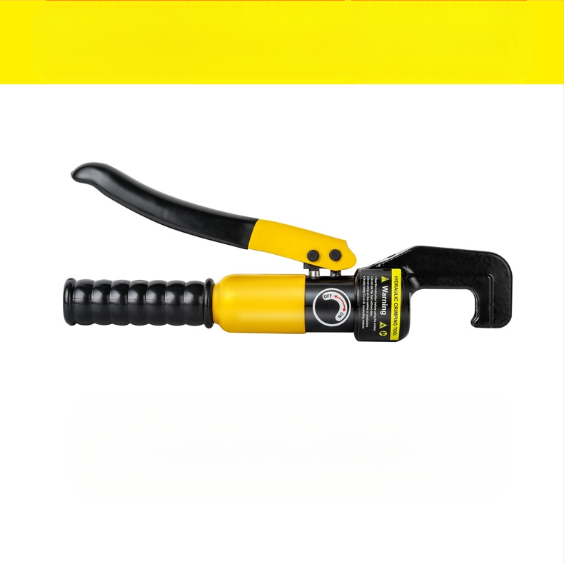 Rankinės hidraulinės kabelių įtvirtinimo replės su vario‑ ir aliuminio mentelėmis – 40Cr, modelis YQK70120240300, 4–70 mm² kabeliai, nešiojamas elektros įrankis