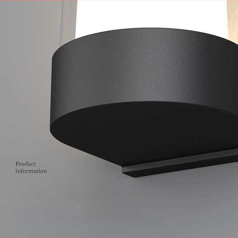 Lauko sieninis šviestuvas, nordiško minimalistinio dizaino koridoriams, korpusas ABS, be reguliuojamo šviesos lygio, veikimo laikas daugiau nei 36 valandos