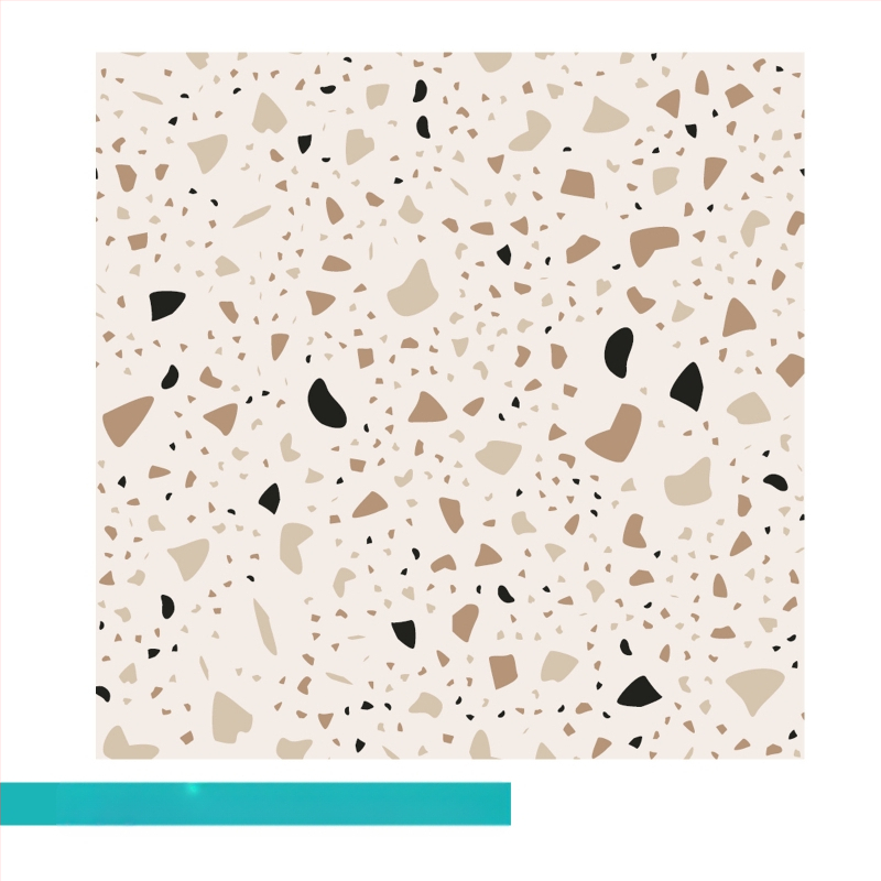 Pašlīmējošas grīdas uzlīmes ar baroka rakstu, 0,8 mm biezums, pretslīdējošas, piemērotas dzīvojamajai istabai, guļamistabai, gaitenim un sporta zonām