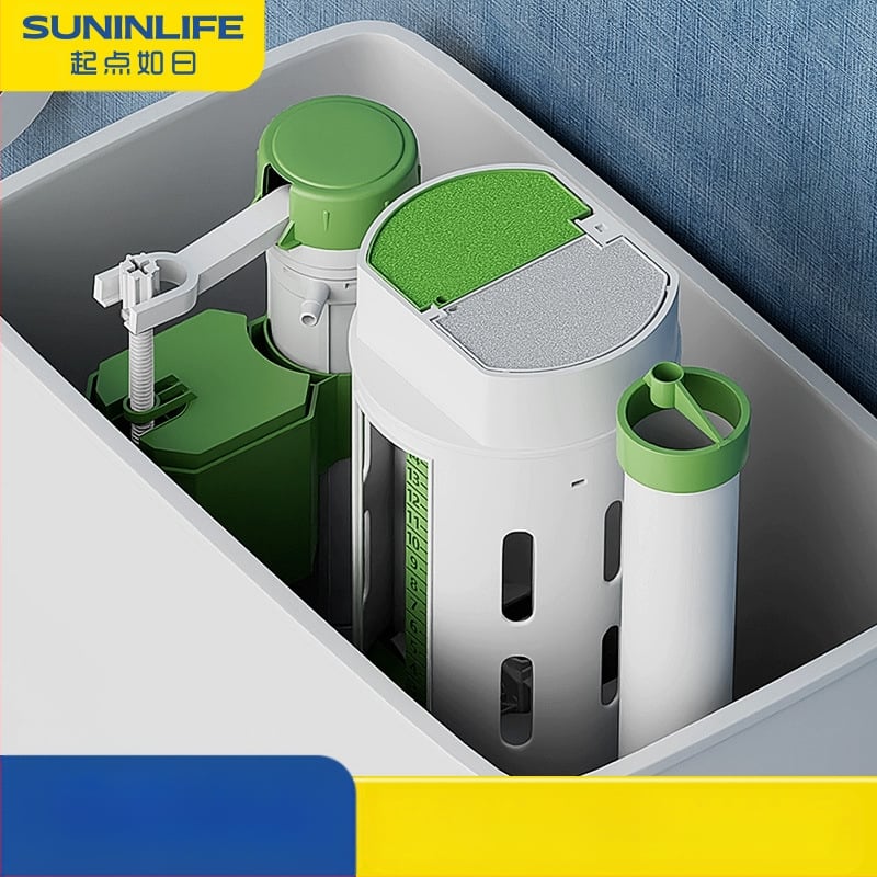 Σετ βαλβίδων τουαλέτας: βαλβίδα εισόδου, βαλβίδα εκκένωσης, καθολική εφαρμογή, φλοτέρ δεξαμενής