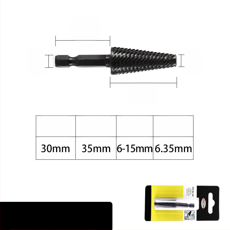 Heksagonaalse vardaga pöörlev fail puidutööks ja juurtegevuse jaoks – 45# terasest, sobib puidule, pehmetele metallidele ja plastikule, kohandatav töötlemine, elektrilise lihvimise pea komplekt