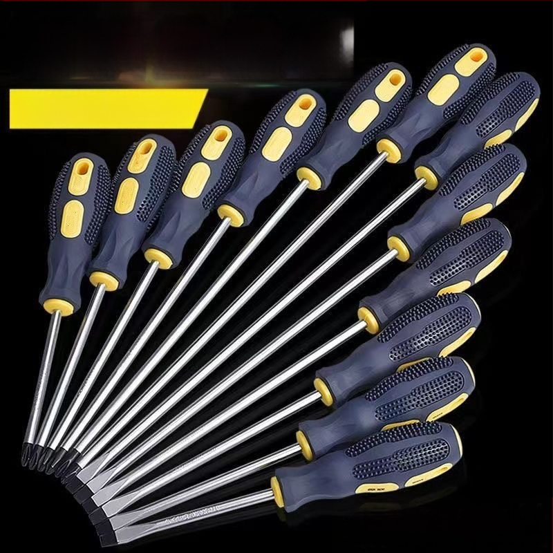 Keresztfejű mágneses és szigetelt csavarhúzó Cr-V krom-vanádium acélból, PP+ABS markolattal