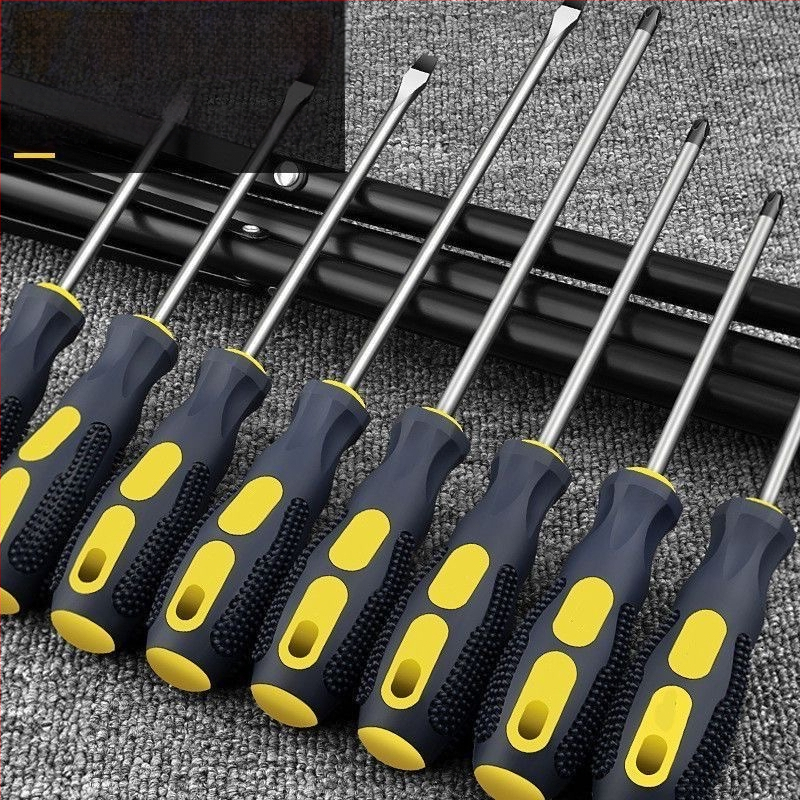 Keresztfejű mágneses és szigetelt csavarhúzó Cr-V krom-vanádium acélból, PP+ABS markolattal