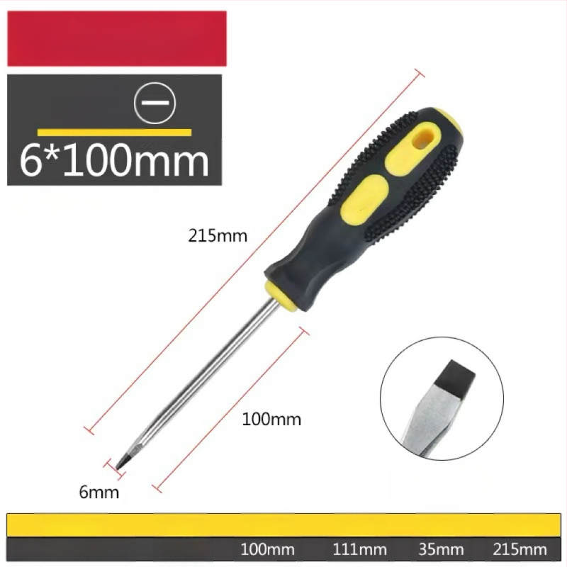 Keresztfejű mágneses és szigetelt csavarhúzó Cr-V krom-vanádium acélból, PP+ABS markolattal