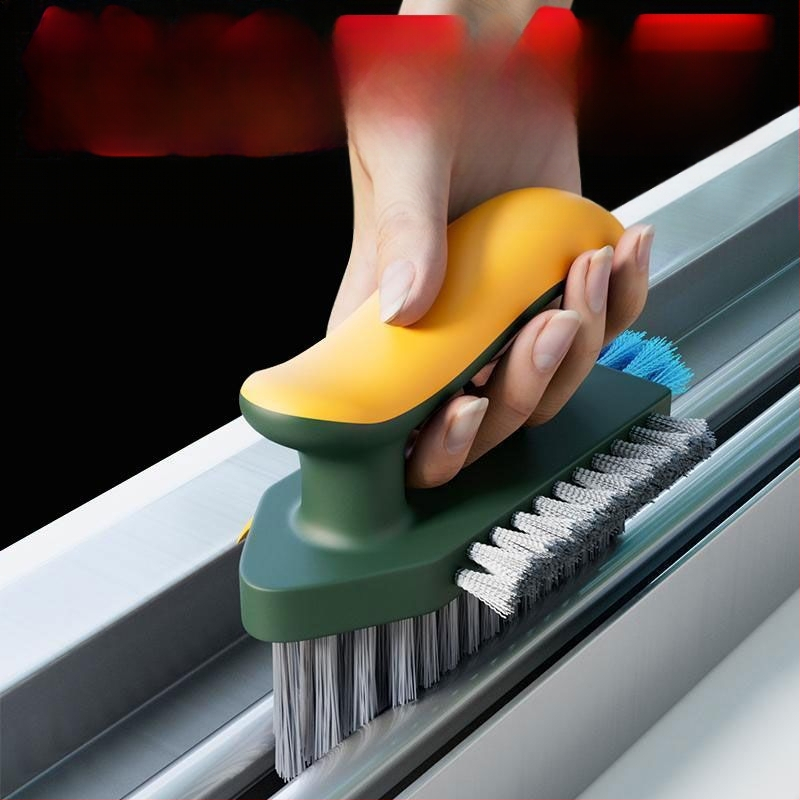 Mitmekülgne põranda ühenduste harja vannitoa ja köögi jaoks, kiudmaterjalist puhastusvahend