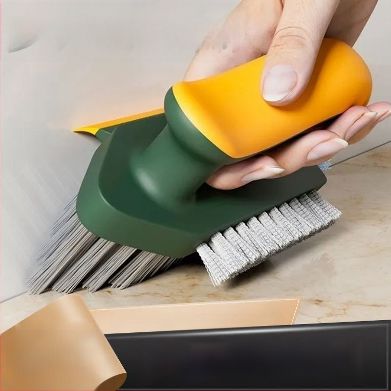 Mitmekülgne põranda ühenduste harja vannitoa ja köögi jaoks, kiudmaterjalist puhastusvahend