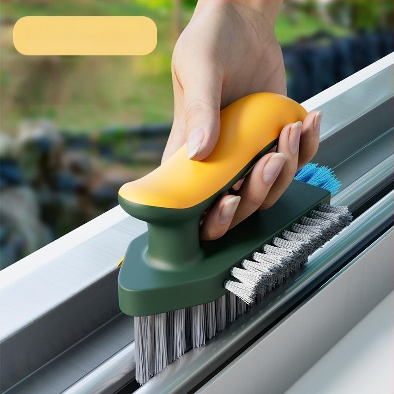 Mitmekülgne põranda ühenduste harja vannitoa ja köögi jaoks, kiudmaterjalist puhastusvahend