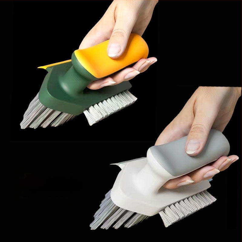 Mitmekülgne põranda ühenduste harja vannitoa ja köögi jaoks, kiudmaterjalist puhastusvahend