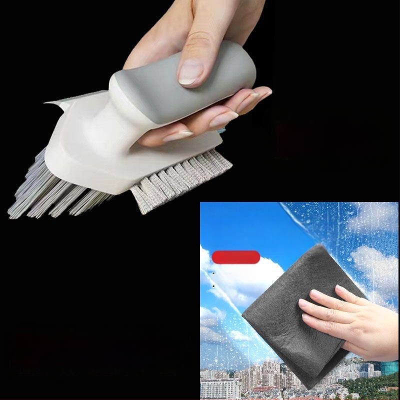Mitmekülgne põranda ühenduste harja vannitoa ja köögi jaoks, kiudmaterjalist puhastusvahend