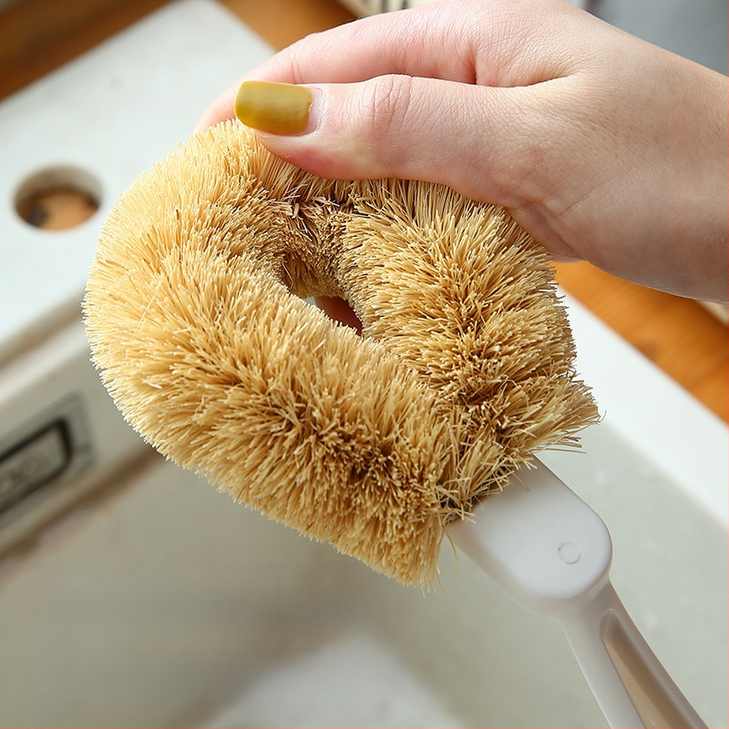 Berger Fazék Tisztító Kefe Hosszú Fogantyúval, Kókuszrostból, Karcolásmentes, Olajálló – Konyhai Kefe Fazekakhoz és Tálakhoz, 2024