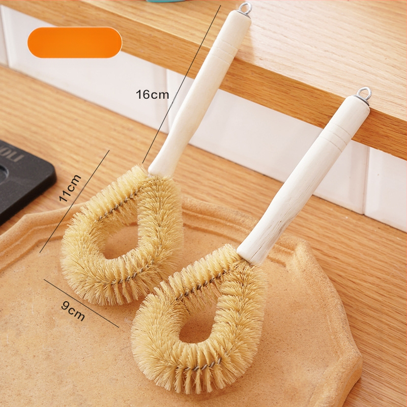 Berger Fazék Tisztító Kefe Hosszú Fogantyúval, Kókuszrostból, Karcolásmentes, Olajálló – Konyhai Kefe Fazekakhoz és Tálakhoz, 2024