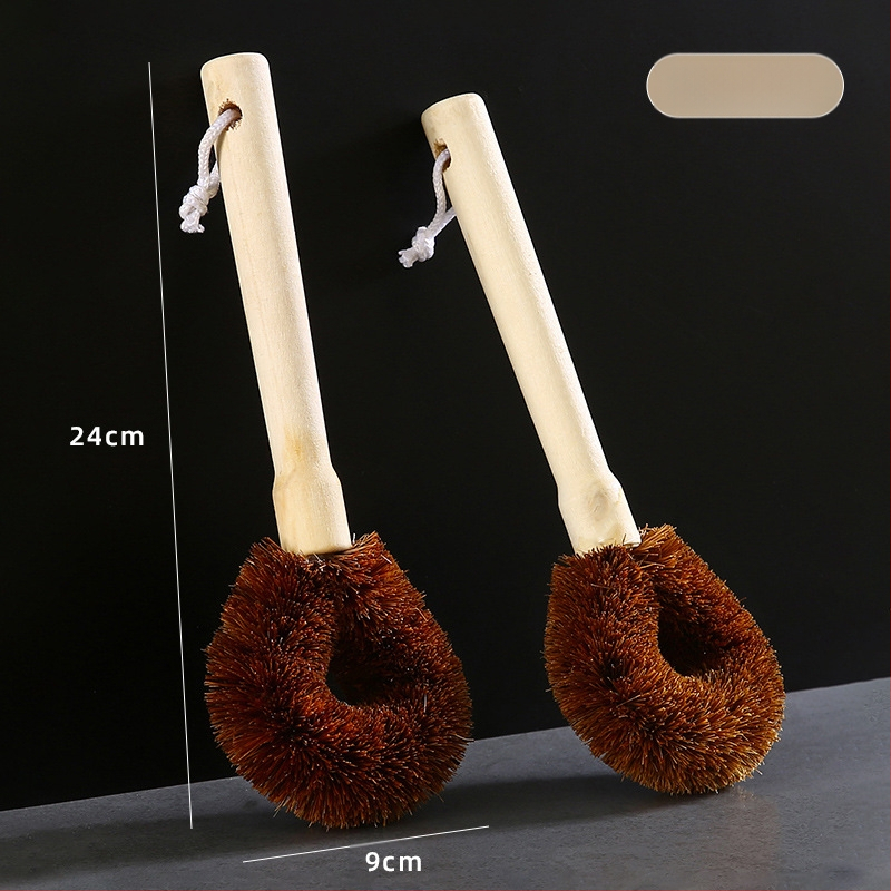 Berger Fazék Tisztító Kefe Hosszú Fogantyúval, Kókuszrostból, Karcolásmentes, Olajálló – Konyhai Kefe Fazekakhoz és Tálakhoz, 2024