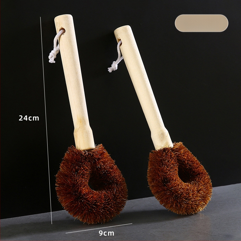 Berger Fazék Tisztító Kefe Hosszú Fogantyúval, Kókuszrostból, Karcolásmentes, Olajálló – Konyhai Kefe Fazekakhoz és Tálakhoz, 2024