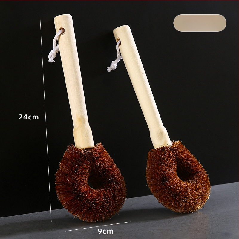 Berger Fazék Tisztító Kefe Hosszú Fogantyúval, Kókuszrostból, Karcolásmentes, Olajálló – Konyhai Kefe Fazekakhoz és Tálakhoz, 2024