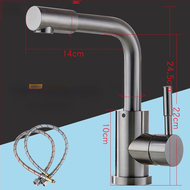 Κουζίνας βρύση με σώμα από χαλκό, κεραμικός πυρήνας βαλβίδας, ανάμειξη, πίεση 1.8 MPa, 100°C