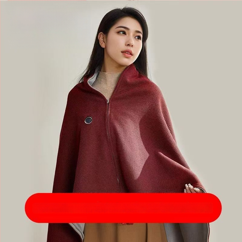 Cuvertură electrică cu încălzire, lavabilă, șal pentru picioare cu USB, model 85-1, 3 trepte de încălzire, 5V 10W