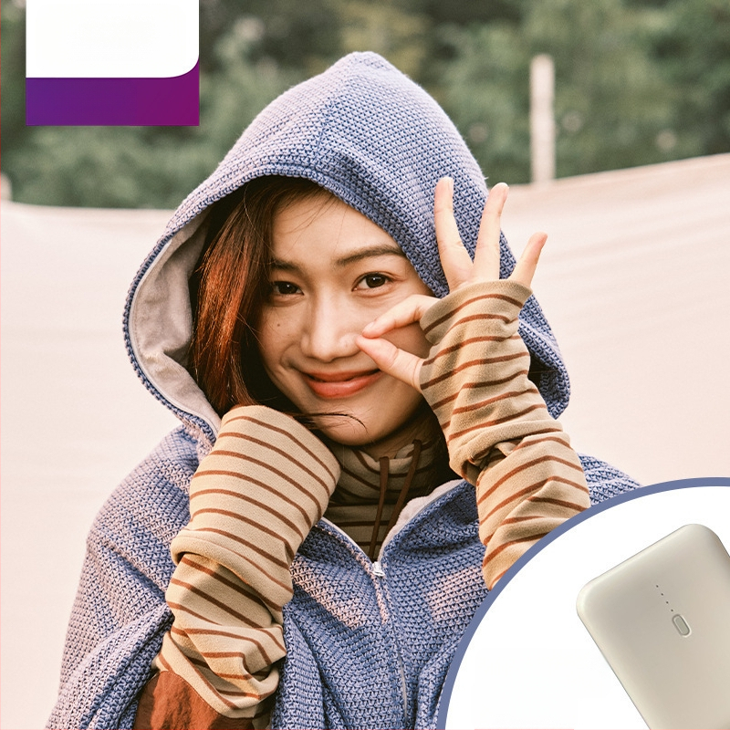 Cuvertură electrică cu încălzire, lavabilă, șal pentru picioare cu USB, model 85-1, 3 trepte de încălzire, 5V 10W