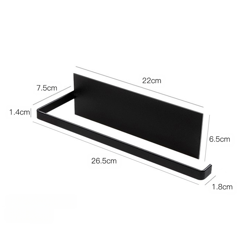 Magnetiline hoiukarp köögile, külmikule ja pesumasinale – küljele paigaldus konksudega, kaasaegne minimalistlik stiil, süsinikteras, Advantage World