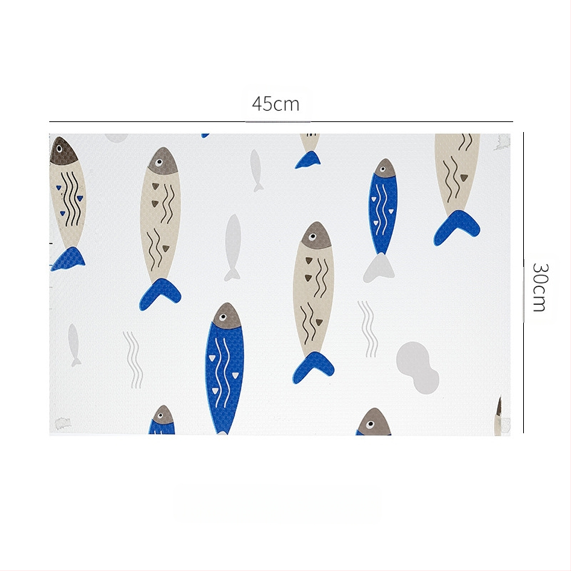 Lõigatav kappmatt lillemustriga, EVA-materjalist, ruudu kujuga, veekindel ja õli-kindel, modernne minimalistlik stiil