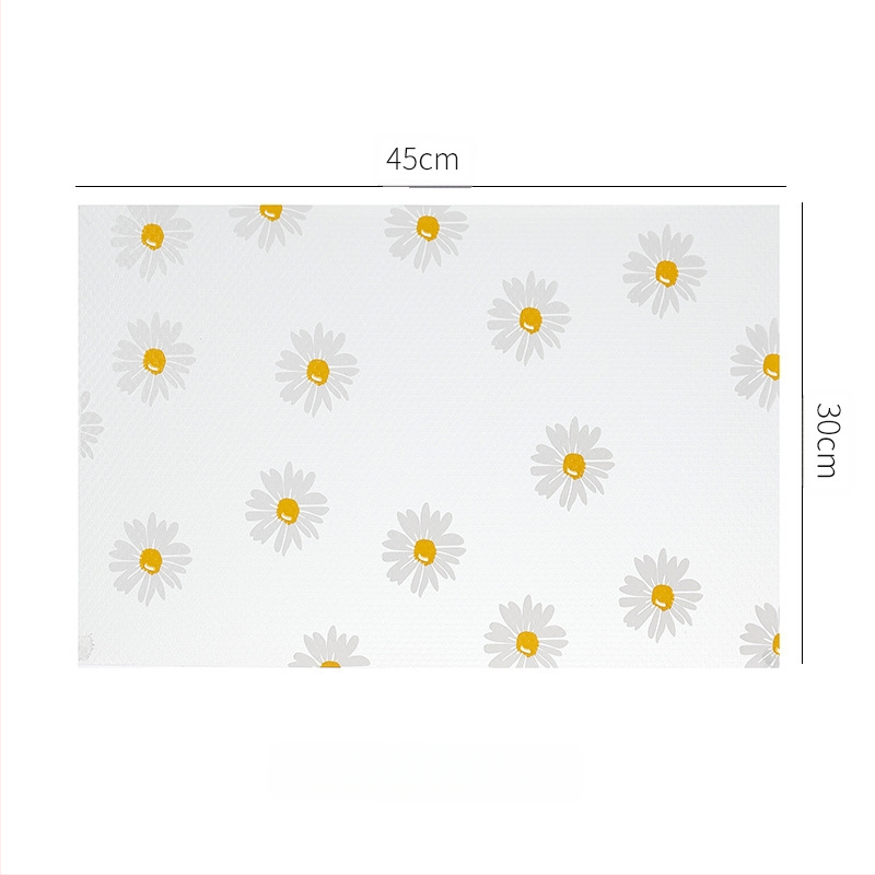 Lõigatav kappmatt lillemustriga, EVA-materjalist, ruudu kujuga, veekindel ja õli-kindel, modernne minimalistlik stiil