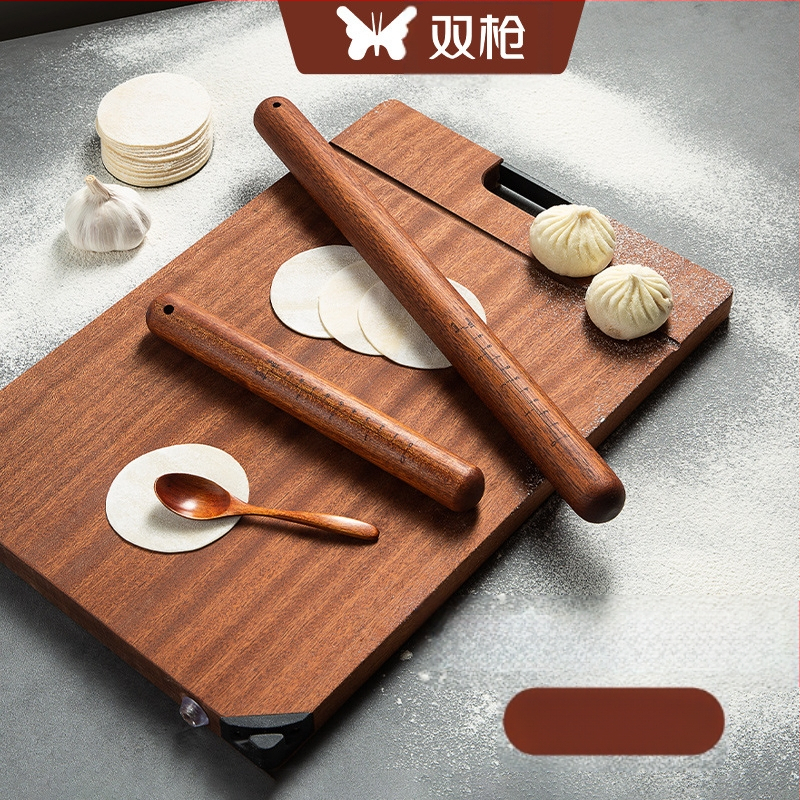 Valjak za tijesto od sandalovog drveta — Marka: Double Gun; Materijal: sandalovo drvo; Stil: Moderna jednostavnost; Set: 3 dijela