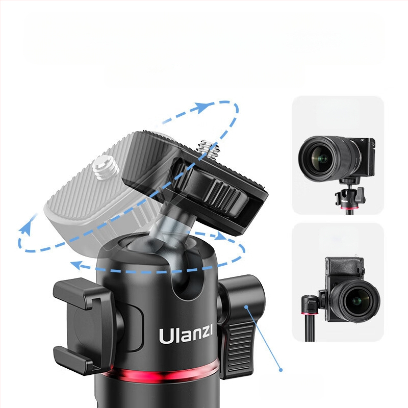 MT Series statīvs mobilajam tālrunim un kamerai, universāla saderība