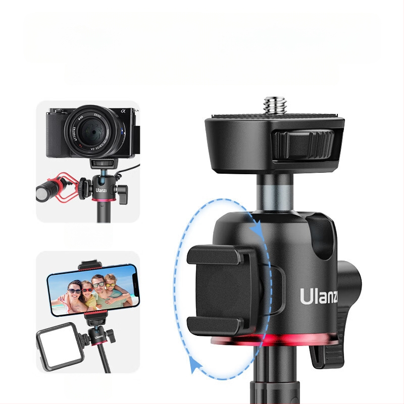 MT Series statīvs mobilajam tālrunim un kamerai, universāla saderība