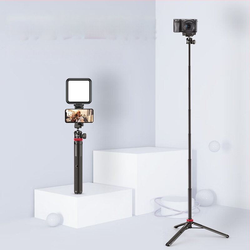 MT Series statīvs mobilajam tālrunim un kamerai, universāla saderība